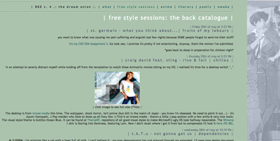 version 4 blog page